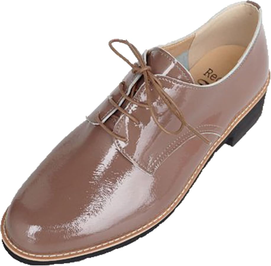 Amazon | [レシピ] レースアップシューズ RP308 エナメルピンク